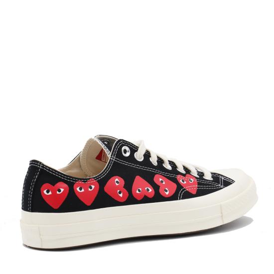  꼼데가르송 플레이 X 컨버스 스니커즈 P1K126 BLACK - COMME DES GARCONS PLAY CONVERSE