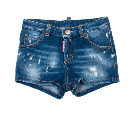  [주니어] 디스퀘어드2 데님 숏팬츠 DQ02QR DQ01 BLUE