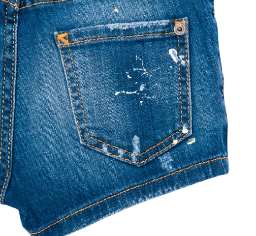  [주니어] 디스퀘어드2 데님 숏팬츠 DQ02QR DQ01 BLUE - DSQUARED2