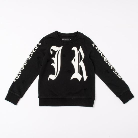  [주니어] 존 리치몬드 캐시미어 니트 18024FE BLACK