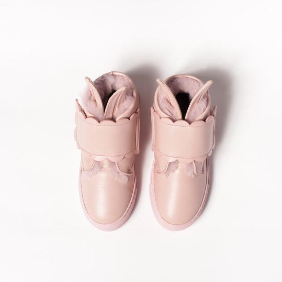  [키즈] 미나패리카 스니커즈 BOO MINI POWDER SHEARLING PINK Pink