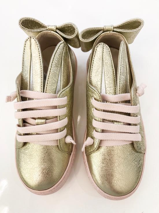  [주니어] 미나패리카 부츠 TBOWMINIGOLDPOWDER Pink