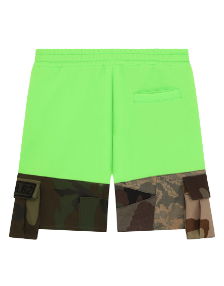  [키즈] 돌체앤가바나 쇼츠/버뮤다 L4JQL1 G7B8Y S9000 Green - DOLCE & GABBANA