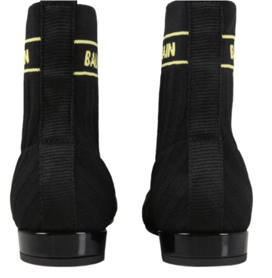  [키즈] 발망 미들 부츠 6P0086 Z0067 930GL Black - BALMAIN