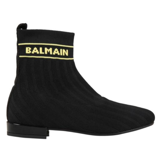  [키즈] 발망 미들 부츠 6P0086 Z0067 930GL Black - BALMAIN