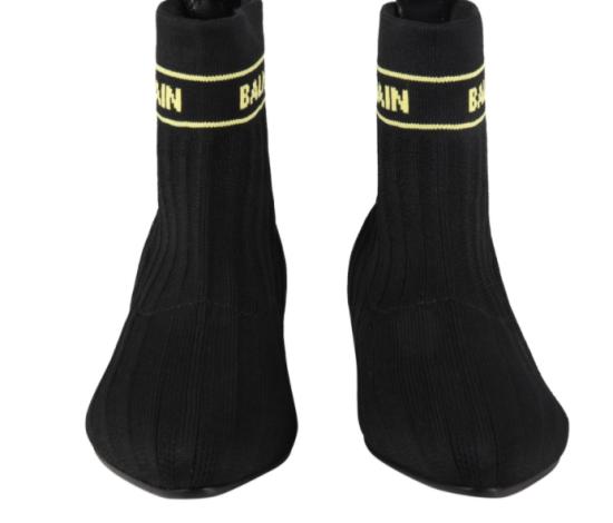  [키즈] 발망 미들 부츠 6P0086 Z0067 930GL Black - BALMAIN