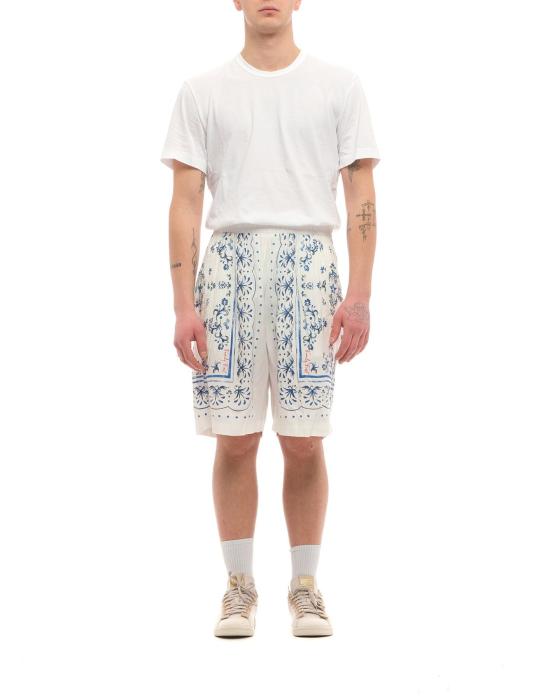  패밀리퍼스트 밀라노 숏팬츠 패밀리 퍼스트 남성용 시칠리아 반바지 (블루/화이트) - FAMILY FIRST MILANO