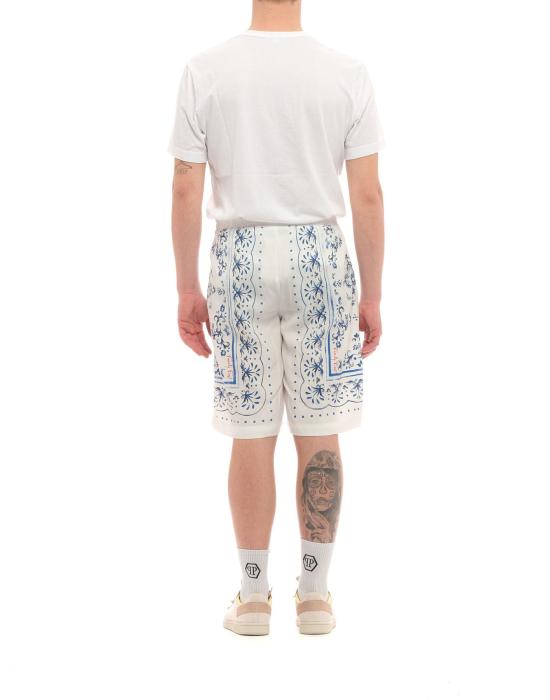  패밀리퍼스트 밀라노 숏팬츠 패밀리 퍼스트 남성용 시칠리아 반바지 (블루/화이트) - FAMILY FIRST MILANO