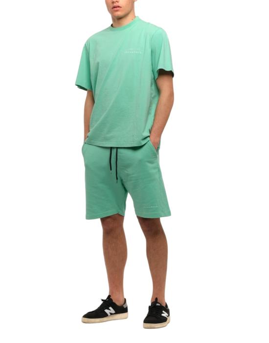  쓰로우백 숏팬츠 TBP 로고 쇼츠 코튼 민트 남성용 - THROWBACK