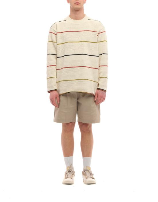  프레지던츠 스웨터 프레지던트 남성용 스트라이프 면  P23PPU237CD99XXXX 에크루 - PRESIDENT'S
