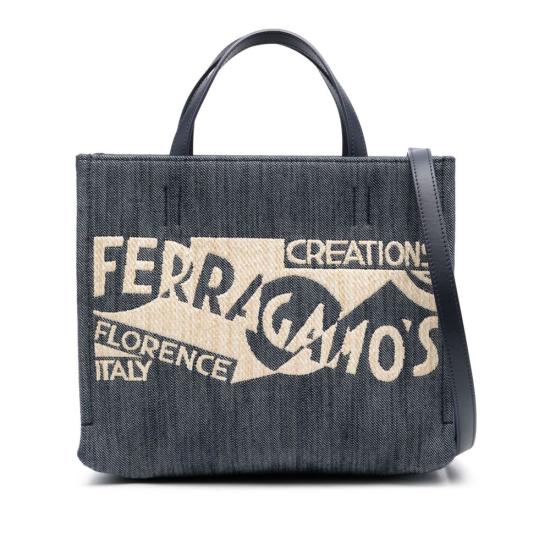 24FW 살바토레 페라가모 숄더백 219407 0773819 DENIM BLUE