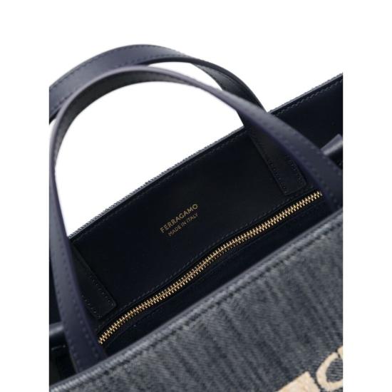 24FW 살바토레 페라가모 숄더백 219407 0773819 DENIM BLUE - SALVATORE FERRAGAMO