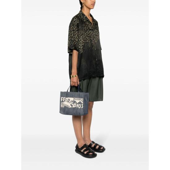 24FW 살바토레 페라가모 숄더백 219407 0773819 DENIM BLUE - SALVATORE FERRAGAMO