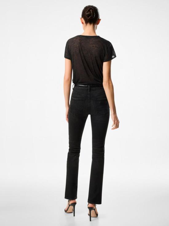 24FW 톰포드 반팔 티셔츠 TSJ567 JEX077 LB999 BLACK - TOMFORD