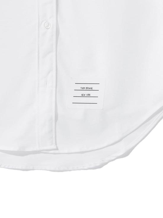 26SS 톰브라운 코튼 옥스포드 클래식 4바 셔츠 FLL005A06496 100 - THOM BROWNE
