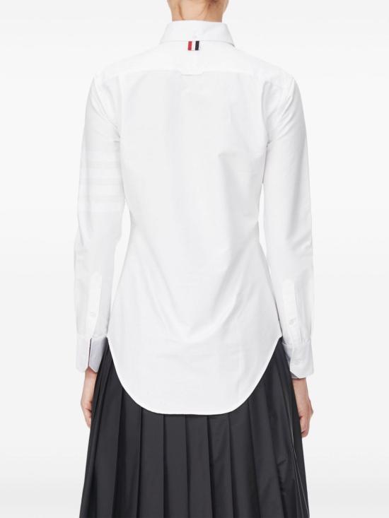 26SS 톰브라운 코튼 옥스포드 클래식 4바 셔츠 FLL005A06496 100 - THOM BROWNE