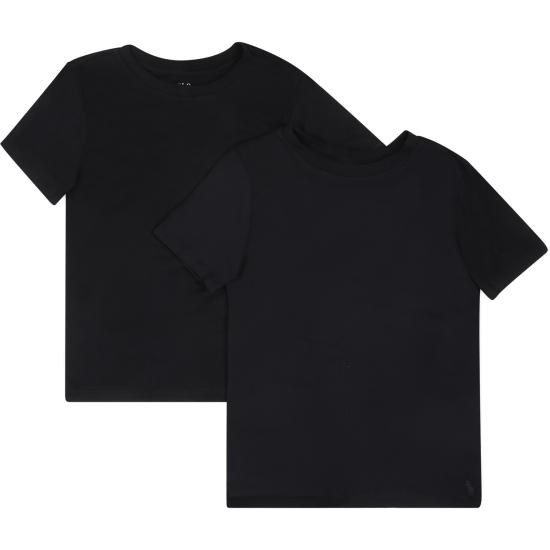 26FW [키즈] 랄프 로렌 티셔츠 23WMRL9P5006 G9O BLACK