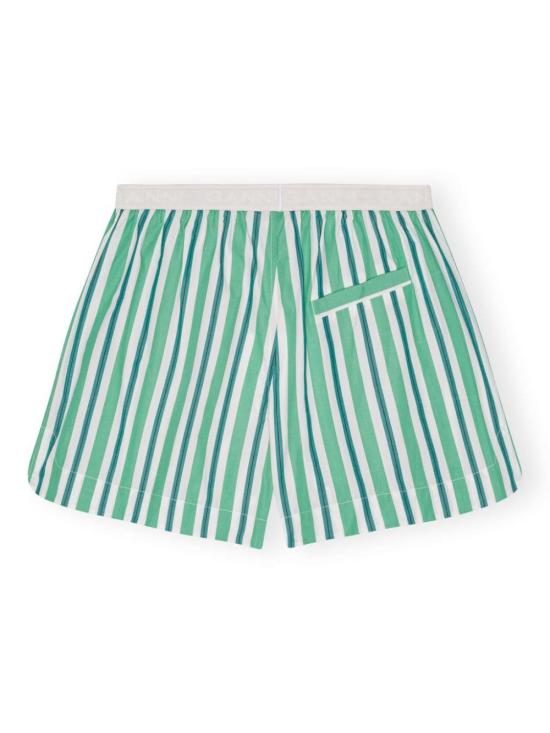  가니 / 여성 스트라이프 숏팬츠 F8925 879 BPG - GANNI
