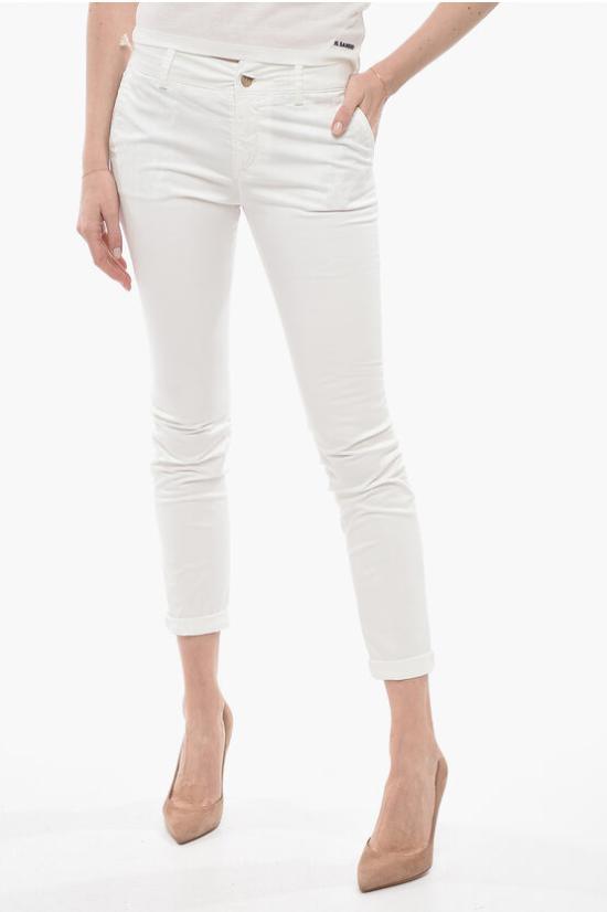  메종끌로샤르 크롭 팬츠 WP047 MC006 0004 White