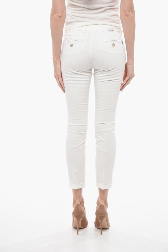  메종끌로샤르 크롭 팬츠 WP047 MC006 0004 White - MAISON CLOCHARD