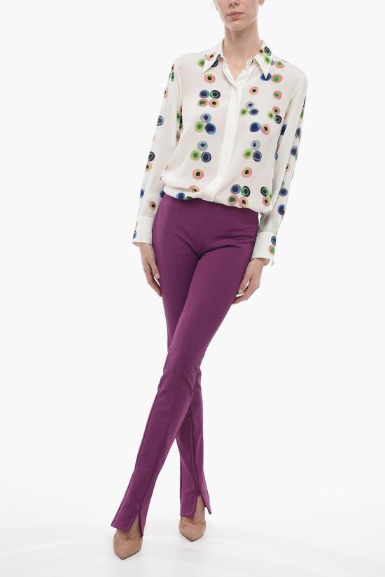  스포트막스 스트레이트 팬츠 TORREVI 004 Violet - SPORTMAX