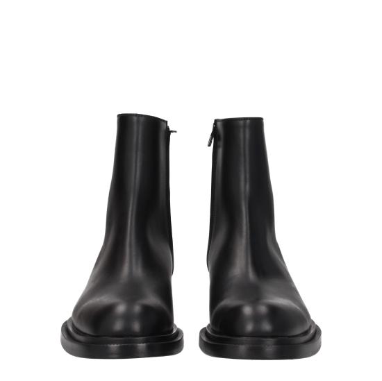 25SS 알렉산더 맥퀸 쿠반 스택 가죽 앵클 부츠 750383WIDY01000 - ALEXANDER MCQUEEN