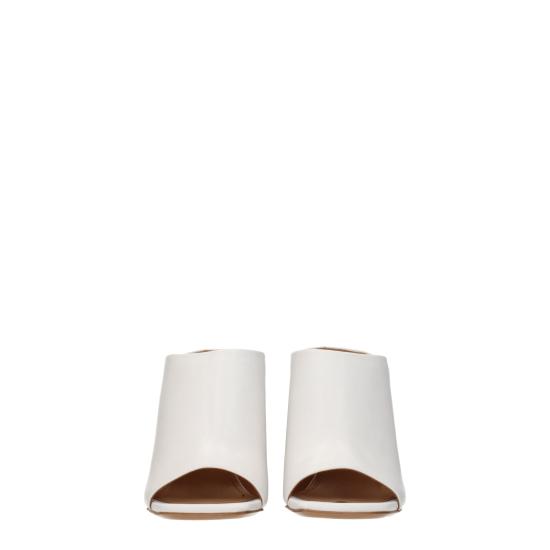 25SS 오프화이트 힐/펌프스 OWIH048LEA0020372 - OFF WHITE