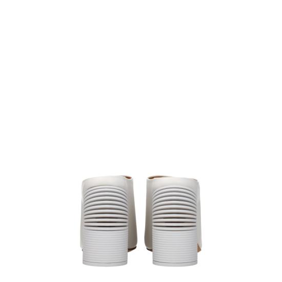 25SS 오프화이트 힐/펌프스 OWIH048LEA0020372 - OFF WHITE