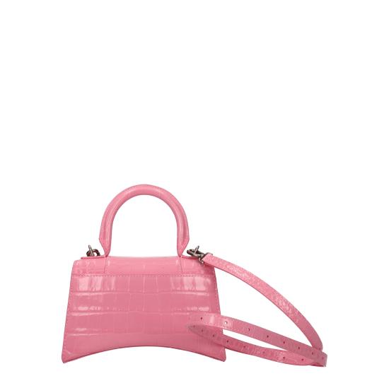 26SS 발렌시아가 아워글래스 XS 핸드백 크로커다일 엠보스 5928331LR6Y5812 - BALENCIAGA