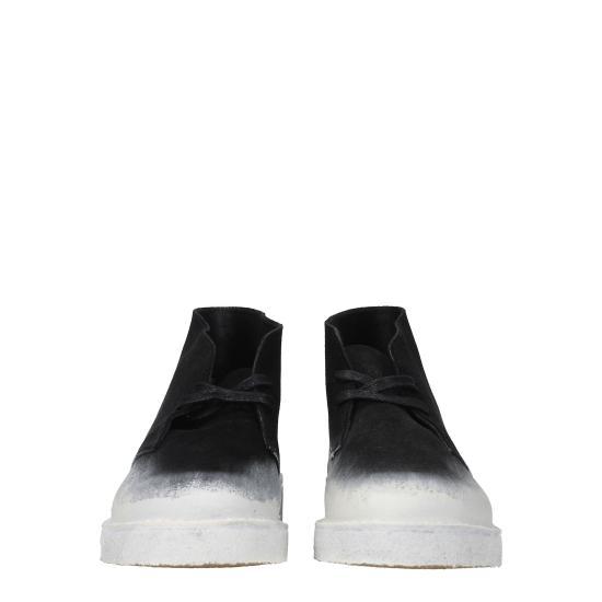 25SS 클락스 부츠 DESERTBOOT221CAMOSCIOBLKWHITE - CLARKS