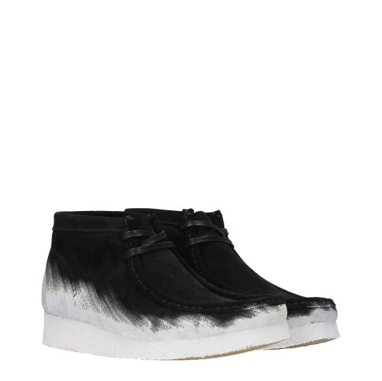 25SS 클락스 WALLABEE 왈라비 부츠 WALLABEEBOOTCAMOSCIOBLKWHITE - CLARKS