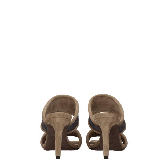 25SS 브루넬로 쿠치넬리 뮬/슬리퍼 MZSFC2170C7886 - BRUNELLO CUCINELLI