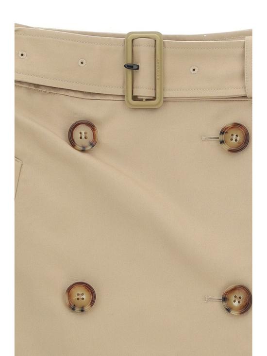  버버리 숏 스커트 8071196123456 A7405 Beige - BURBERRY