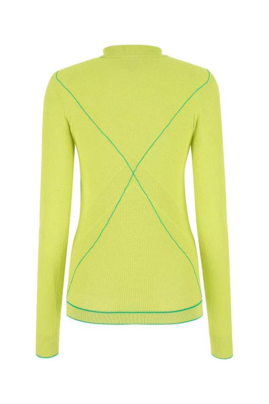  보테가베네타 콘트라스트 스티치 비스코스 니트 701956V1TW0 7214 - BOTTEGA VENETA