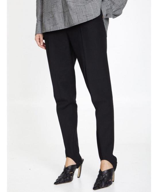 보테가베네타 스트레이트 팬츠 736493V3F90 1000 black - BOTTEGA VENETA