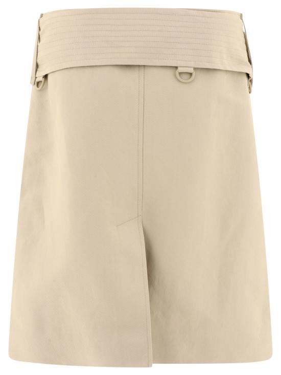  버버리 미디 스커트 8087482 BEIGE - BURBERRY