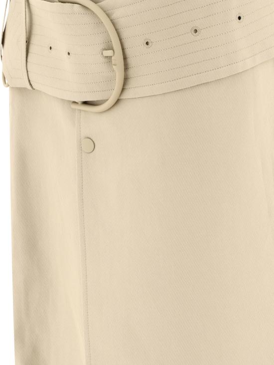  버버리 미디 스커트 8087482 BEIGE - BURBERRY