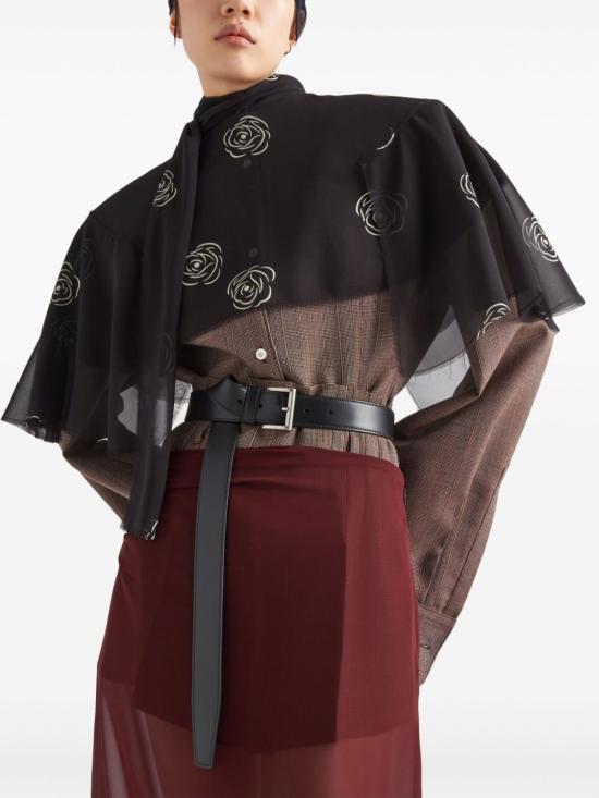 25SS 프라다 레귤러 벨트 1CC537ASK F0002 NERO - PRADA