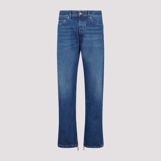  오프화이트 데님 팬츠 OMYA177F23DEN002 4400 MEDIUM BLUE