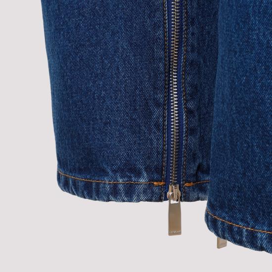  오프화이트 데님 팬츠 OMYA177F23DEN002 4400 MEDIUM BLUE - OFF WHITE