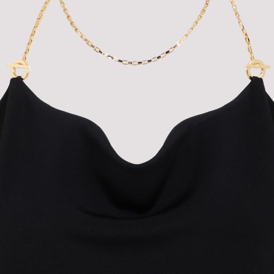  보테가베네타 롱 원피스 773543 V3O30 1000 BLACK - BOTTEGA VENETA