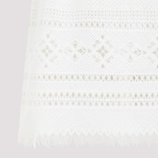  에르마노 설비노 미디 원피스 D442Q729 DHW 14800 BLANC DE BL - ERMANNO SCERVINO