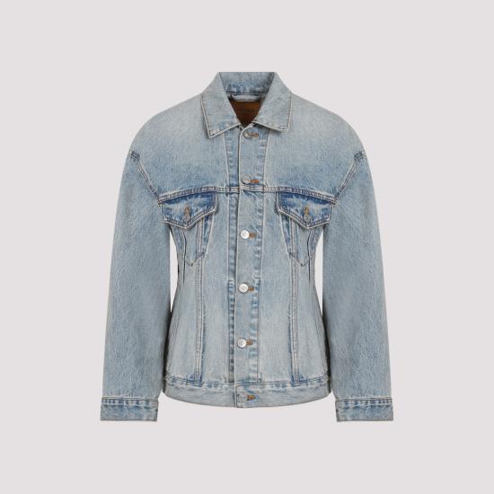  발렌시아가 데님 자켓 773776 TJW79 4076 LIGHT INDIGO MADDER