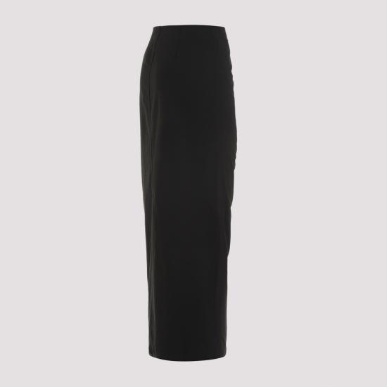  가니 롱 스커트 F8676 099 BLACK - GANNI