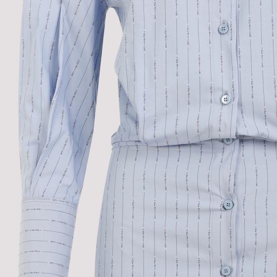  디 아티코 숏 원피스 242WCA93 C078 600 BLUE NAVY SKY - THE ATTICO