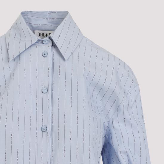  디 아티코 숏 원피스 242WCA93 C078 600 BLUE NAVY SKY - THE ATTICO