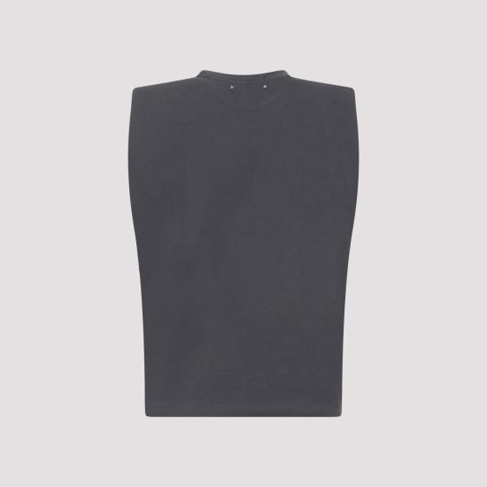  골든구스 민소매 티셔츠 GWP01449 P001446 60318 ANTHRACITE - GOLDEN GOOSE