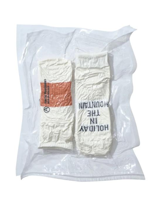 24FW 마운틴 리서치 양말 MTR3918ORANGEWHITE - MOUNTAIN RESEARCH