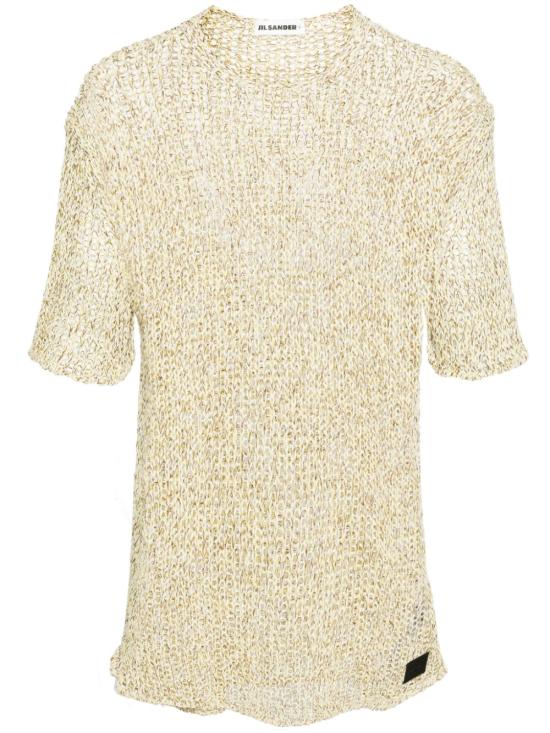  질샌더 반팔 티셔츠 J47GC0138 J15406772 Beige