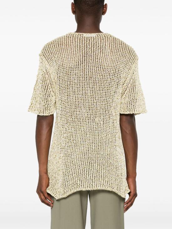  질샌더 반팔 티셔츠 J47GC0138 J15406772 Beige - JIL SANDER